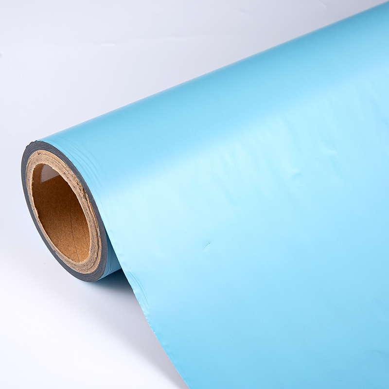 Baixo respirável 2 camadas 100% Blackout TPU Film para cortina azul + Blackout Film