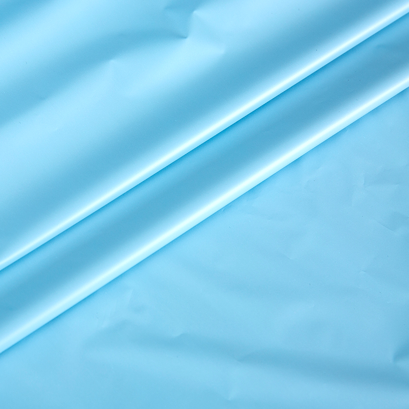 Baixo respirável 2 camadas 100% Blackout TPU Film para cortina azul + Blackout Film